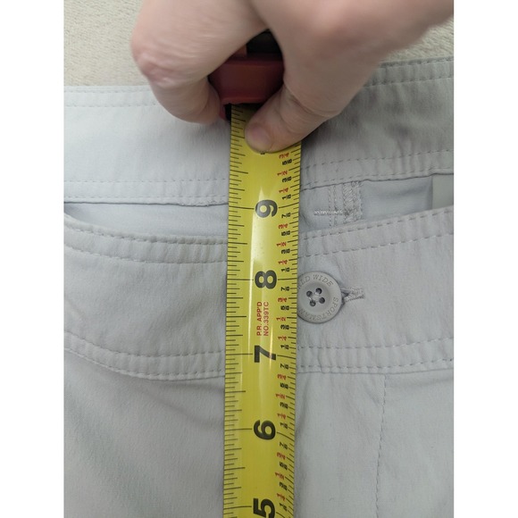 World Wide Sportsman Pants Womens 6 Gray Convertible Cargo Hiking Lightweight - Picture 11 of 16